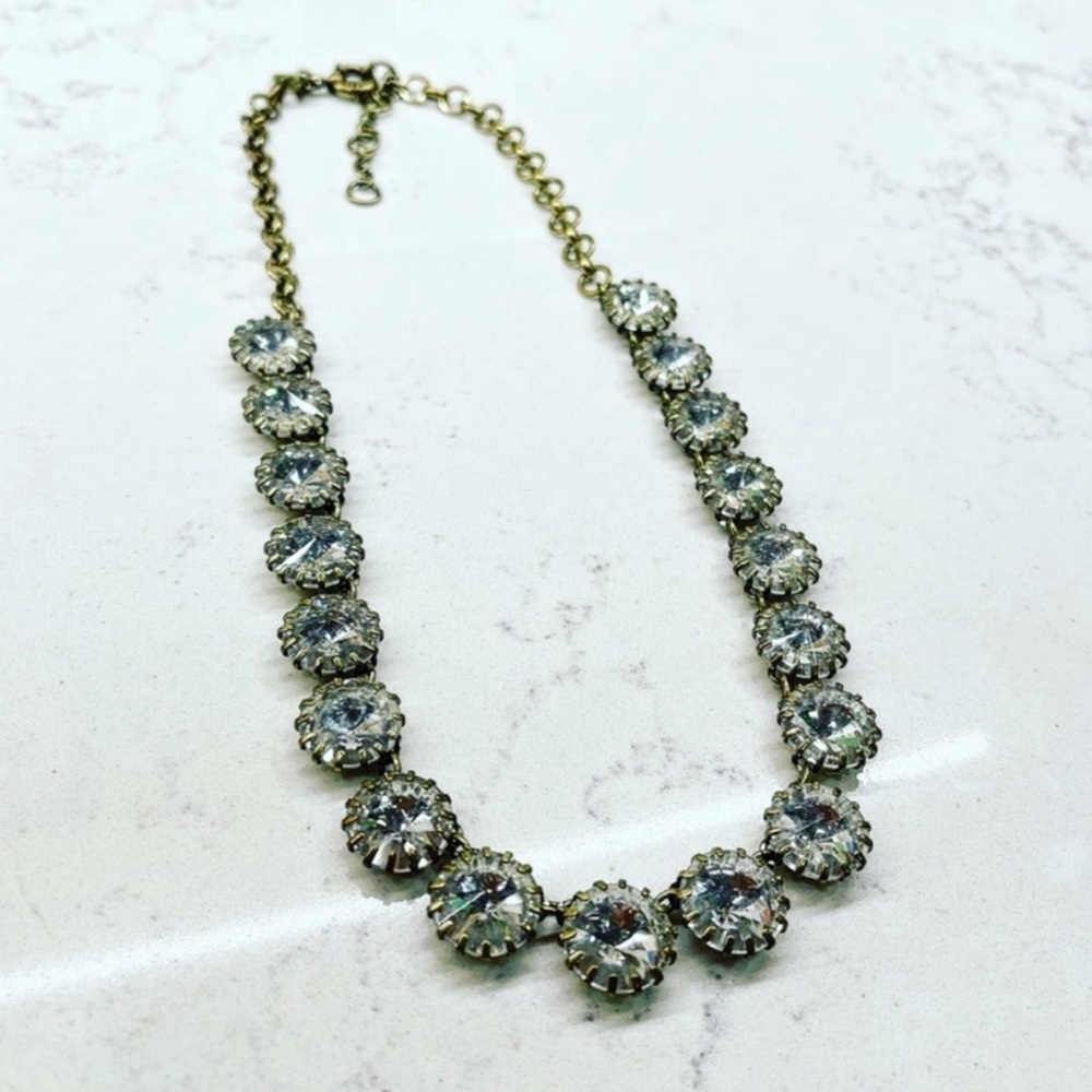 J. Crew “Venus” Crystal Necklace - Iconic, So Sparkly! - Picture 5 of 9